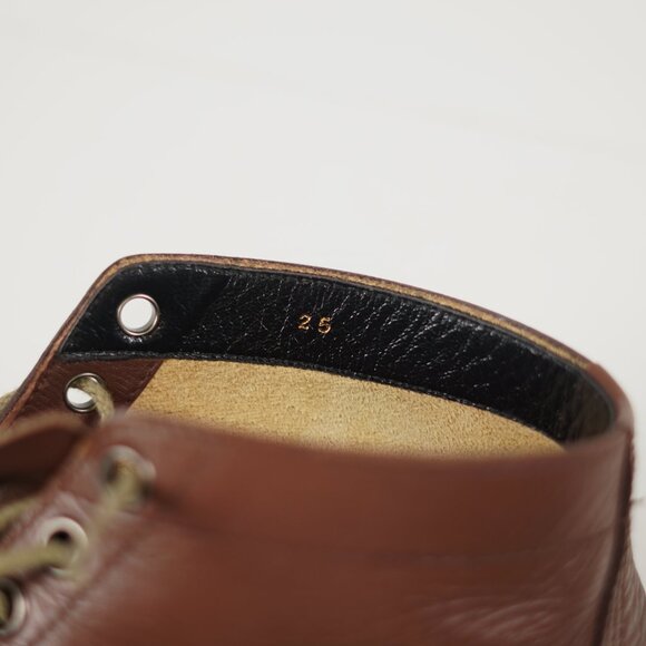 Comme Des Garcons Homme Plus Lace-up Ankle Boots - Made in Japan - Size US7 - Picture 13 of 13